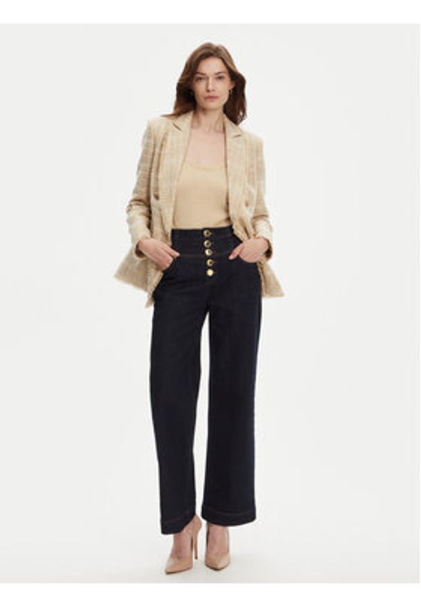 Marciano Guess Jeansy 5YGA00 7347A Granatowy Flare Fit. Kolor: niebieski
