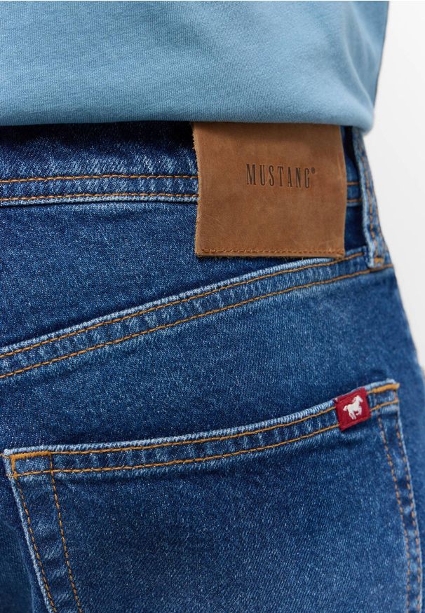 Męskie Spodnie jeansowe Mustang Style Denver Straight Denim Blue 1015523 5000 783