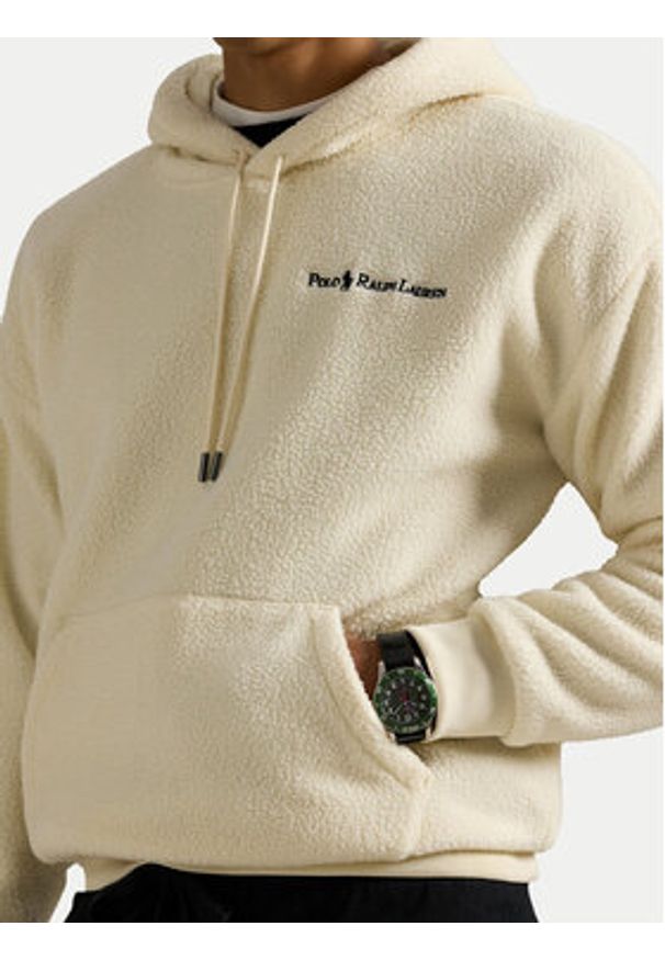 Polo Ralph Lauren Bluza 710981779003 Écru Relaxed Fit. Typ kołnierza: polo. Materiał: syntetyk