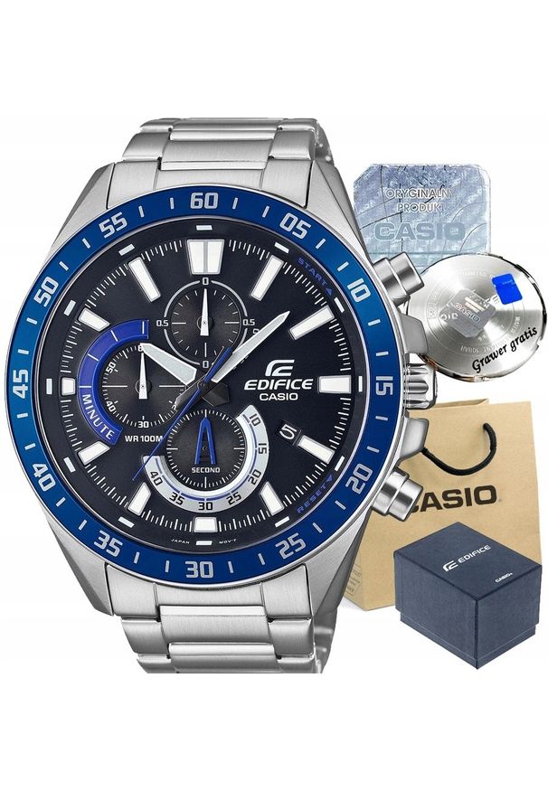 Zegarek Casio Zegarek męski Edifice CRAFT-1A2VUEF z GRAWEREM