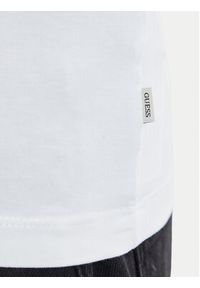 Guess Jeans T-Shirt W6YI16 K3995 Biały Slim Fit. Kolor: biały. Materiał: bawełna #4