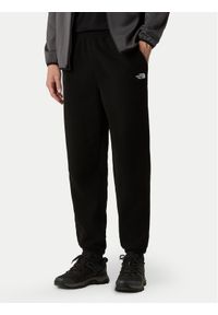 The North Face Spodnie dresowe Glacier NF0A8D0T Czarny Regular Fit. Kolor: czarny. Materiał: syntetyk