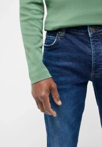 Męskie Spodnie Jeansowe Mustang Style Michigan Straight Denim Blue 1016336 5000 784 #5