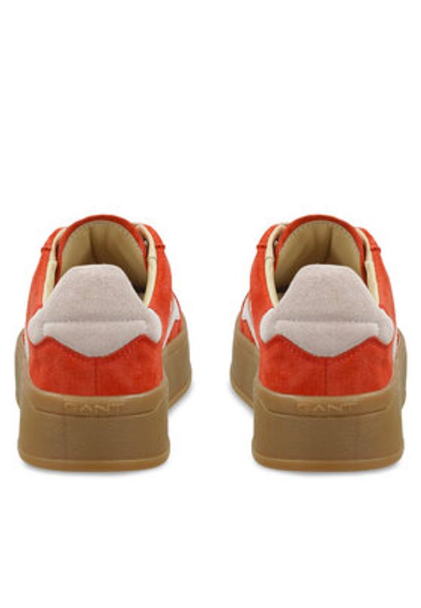 GANT - Gant Sneakersy 30533978 Pomarańczowy. Kolor: pomarańczowy. Materiał: zamsz, skóra