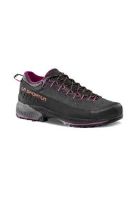 LA SPORTIVA - Buty podejściowe damskie La Sportiva TX4 Evo z membraną. Kolor: czarny, szary, różowy, wielokolorowy. Styl: sportowy