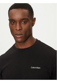 Calvin Klein T-Shirt Linear Box Logo K10K114152 Czarny Regular Fit. Kolor: czarny. Materiał: bawełna #3