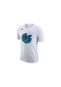 Koszulka sportowa męska Nike Nba Dallas Mavericks Classic Edition. Kolor: biały. Długość rękawa: krótki rękaw. Długość: krótkie. Sport: fitness