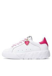 Love Moschino - LOVE MOSCHINO Sneakersy JA15564G0IIA110C Biały. Kolor: biały