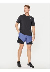 Under Armour Szorty sportowe Ua Peak Woven Hybrid Short 1383348-561 Niebieski Fitted Fit. Kolor: niebieski. Materiał: syntetyk. Styl: sportowy #4