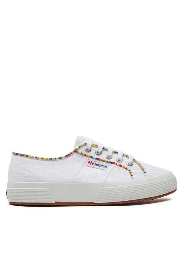 Superga Tenisówki Multicolor Beads 2750 S31352W Biały. Kolor: biały. Materiał: materiał