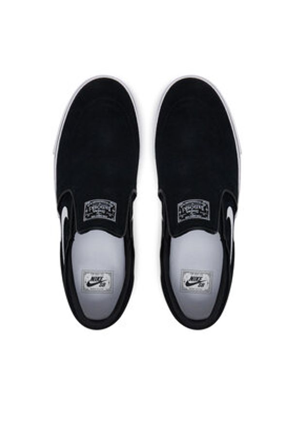 Nike Tenisówki Sb Janoski+ Slip FN5893 001 Czarny. Kolor: czarny. Materiał: zamsz, skóra