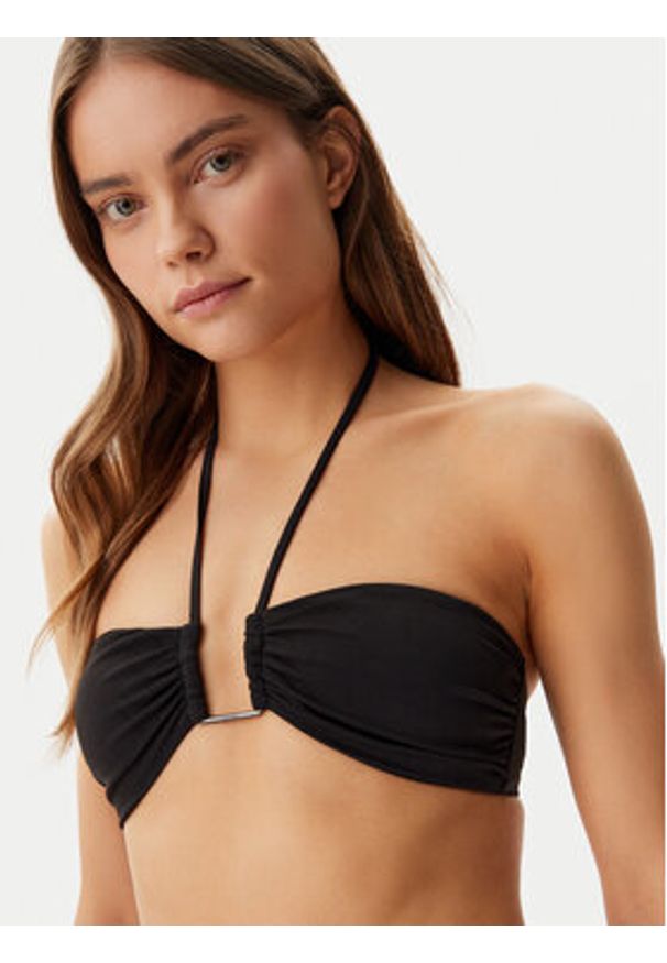 Calvin Klein Swimwear Góra od bikini KW0KW02809 Czarny. Kolor: czarny. Materiał: syntetyk