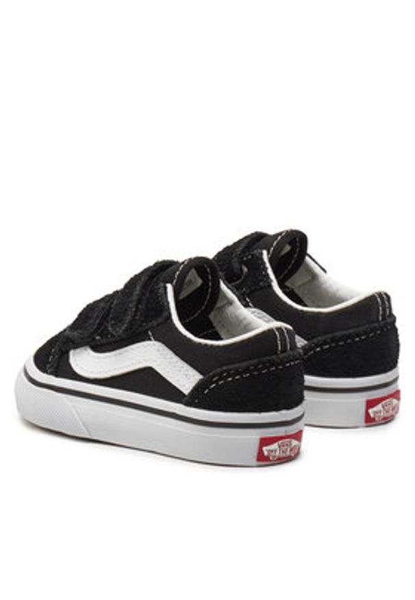 Vans Tenisówki Old Skool V VN000D3YBLK Czarny. Kolor: czarny. Materiał: zamsz, skóra