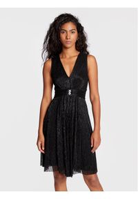 Rinascimento Sukienka koktajlowa CFC0110320003 Czarny Regular Fit. Kolor: czarny. Materiał: syntetyk. Styl: wizytowy