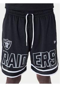 New Era Szorty sportowe NFL Las Vegas Raiders Graphic 60596395 Czarny Regular Fit. Kolor: czarny. Materiał: syntetyk. Styl: sportowy #5