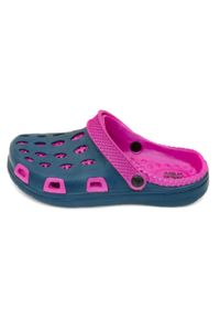 Klapki basenowe dla dzieci Aqua Speed Silvi. Kolor: fioletowy, niebieski, wielokolorowy. Styl: sportowy