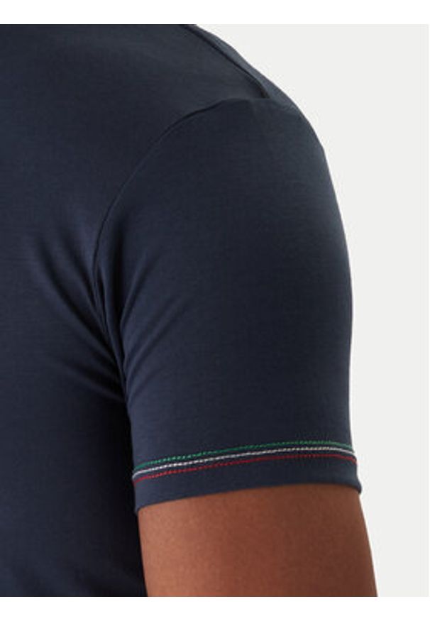 Aeronautica Militare Komplet t-shirtów AM1UTI003B Granatowy Slim Fit. Kolor: niebieski. Materiał: bawełna
