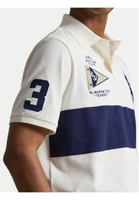 Polo Ralph Lauren Polo 710B21925001 Kremowy Regular Fit. Typ kołnierza: polo. Kolor: kremowy. Materiał: bawełna #4
