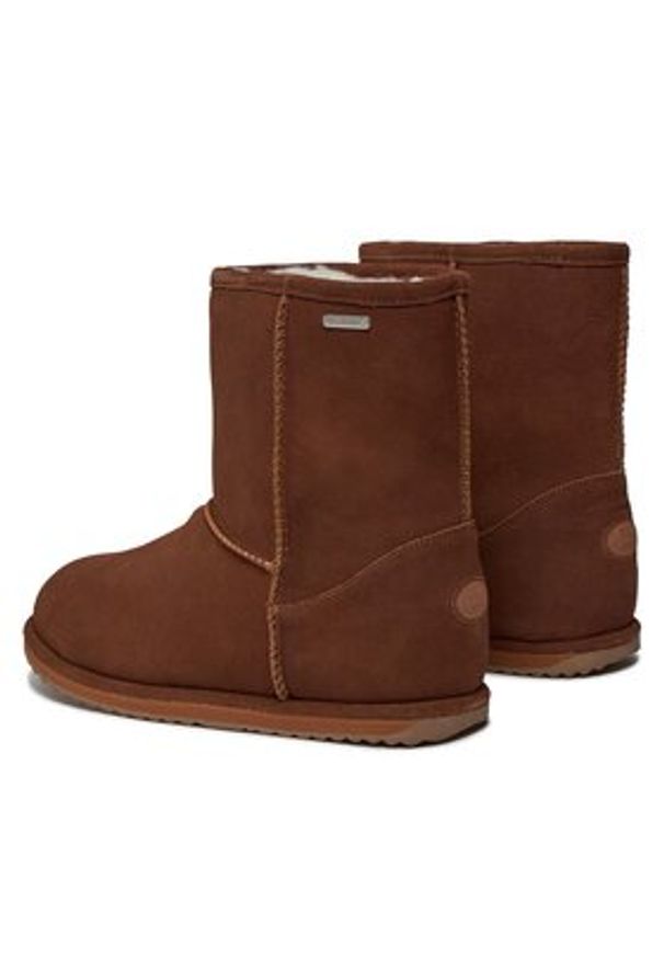 EMU Australia Śniegowce Brumby Lo Teens T10773 Brązowy. Kolor: brązowy. Materiał: skóra
