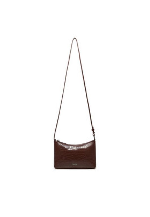 Calvin Klein Torebka Ck Must Conv K60K612695 Brązowy. Kolor: brązowy. Materiał: skórzane