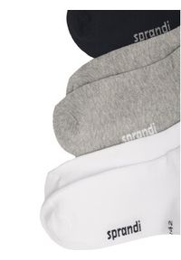 Sprandi Zestaw 3 par niskich skarpet męskich 0MB-002-AW23 (3-pack) Kolorowy. Materiał: bawełna. Wzór: kolorowy
