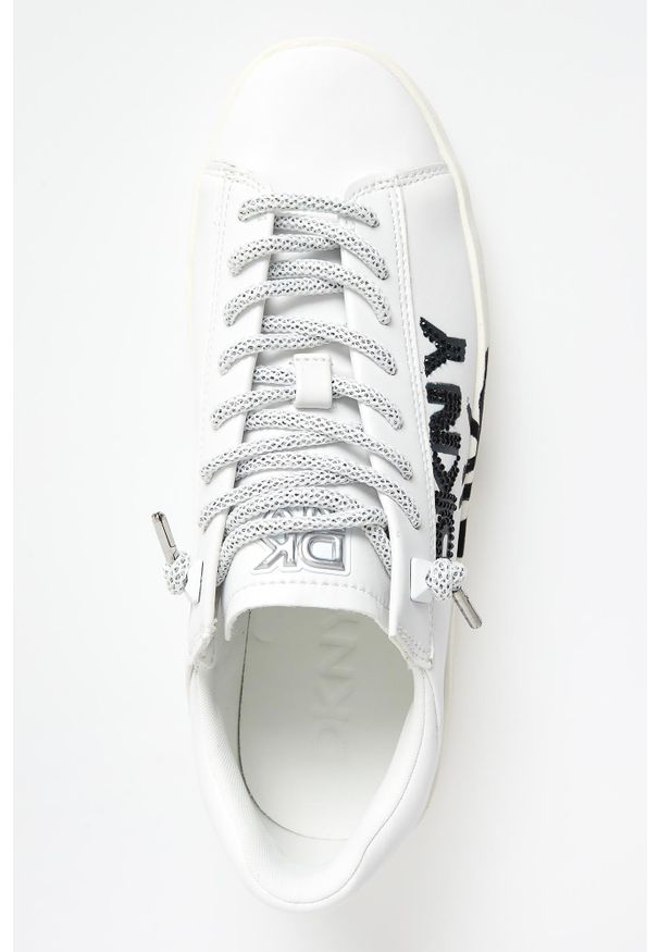 Sneakersy damskie skórzane DKNY. Materiał: skóra