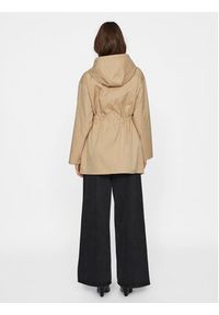 Vila Parka Kahara 14089615 Beżowy Regular Fit. Kolor: beżowy. Materiał: syntetyk #6