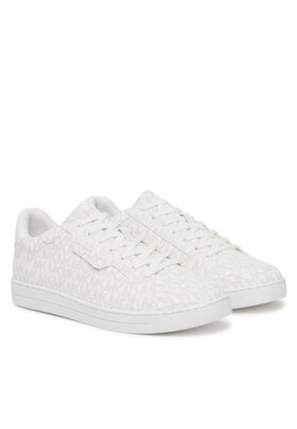 MICHAEL Michael Kors Sneakersy Keating 42S4KEFS1B Biały. Kolor: biały. Materiał: skóra
