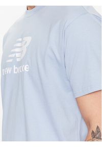New Balance T-Shirt MT31541 Niebieski Relaxed Fit. Kolor: niebieski. Materiał: bawełna #4