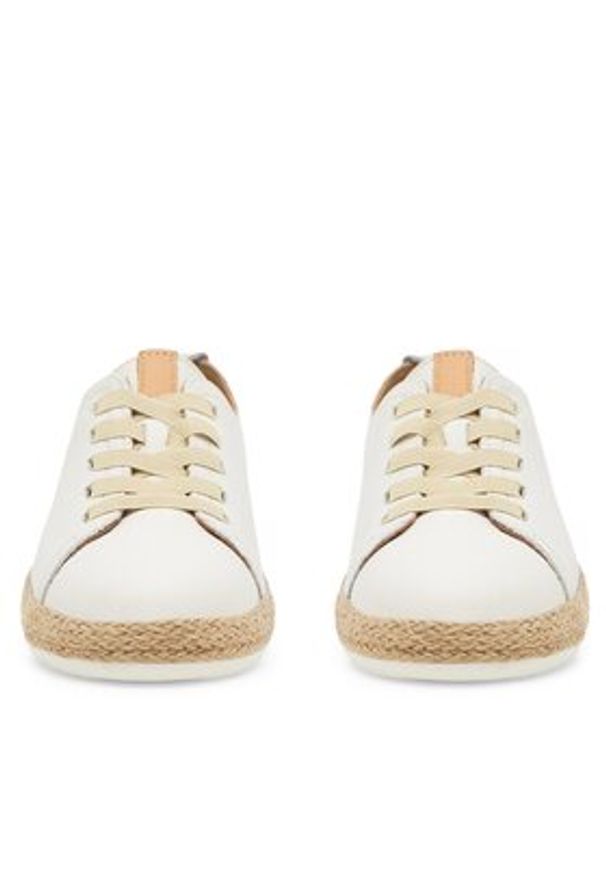 Lasocki Espadryle WI16-BENTA-01 Biały. Kolor: biały. Materiał: skóra