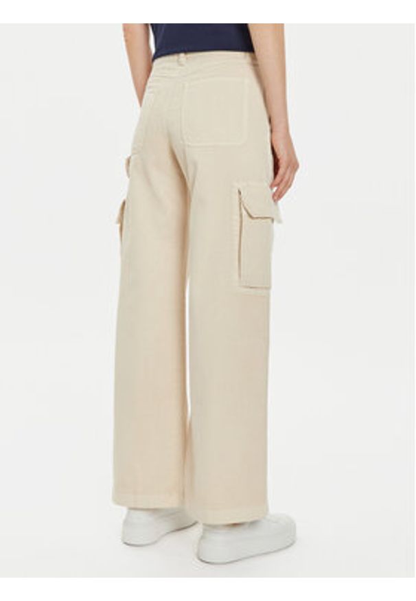 GAP - Gap Spodnie materiałowe 518140-00 Beżowy Baggy Fit. Kolor: beżowy. Materiał: bawełna