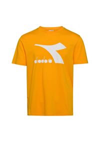 Diadora - Koszulka męska DIADORA T-SHIRT SS BIG LOGO. Kolor: żółty