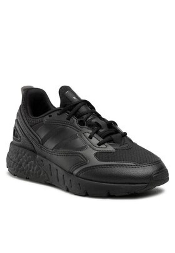Adidas - adidas Sneakersy Zx 1K Boost 2.0 J GY0852 Czarny. Kolor: czarny. Materiał: skóra. Model: Adidas ZX
