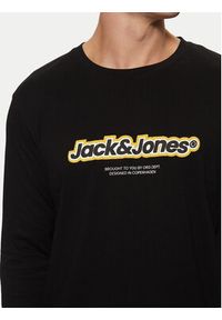 Jack & Jones Longsleeve Vesterbro 12266419 Czarny Relaxed Fit. Kolor: czarny. Materiał: bawełna. Długość rękawa: długi rękaw #2