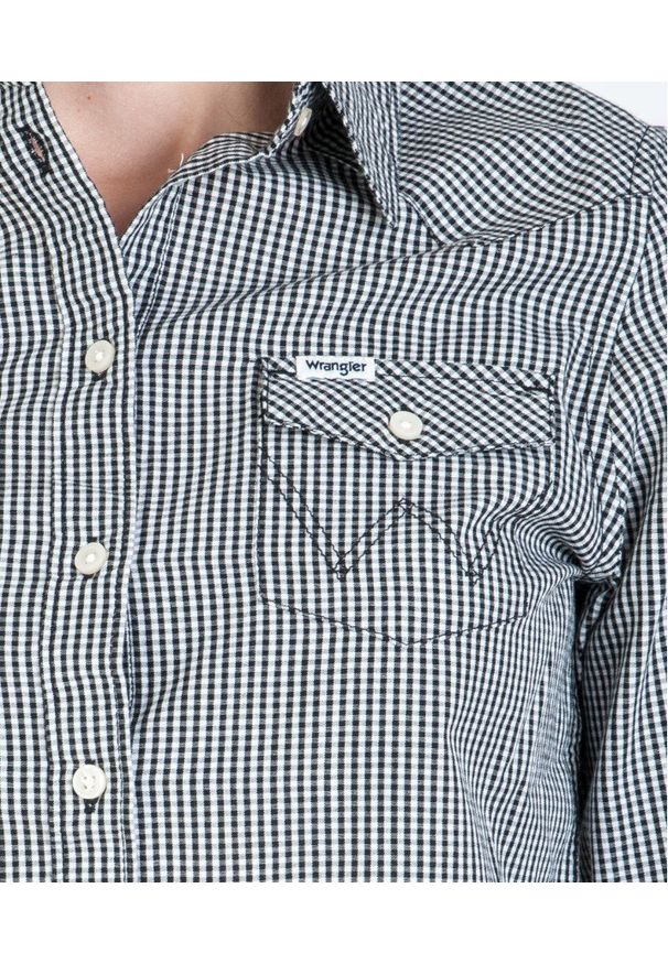 Wrangler - WRANGLER LS WESTERN SHIRT DAMSKA KOSZULA W KRATĘ OFF WHITE W5Z04M737 112130354