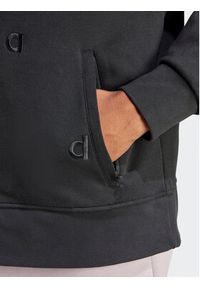 Adidas - adidas Bluza Embroidery IP4070 Czarny Loose Fit. Kolor: czarny. Materiał: bawełna
