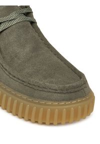 Clarks Półbuty Torhill Lo 26184642 Zielony. Kolor: zielony. Materiał: zamsz, skóra #4