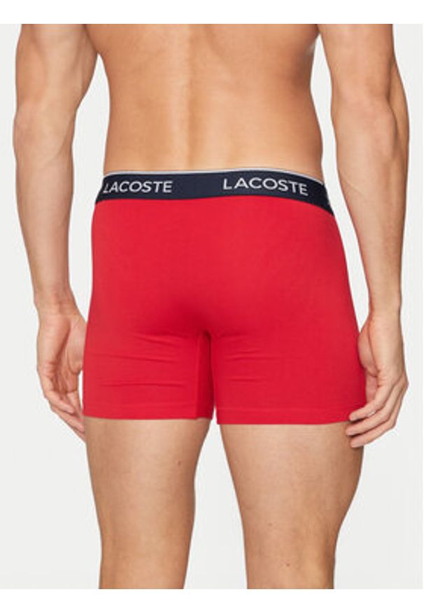 Lacoste Komplet 3 par bokserek 6H3420 Kolorowy. Materiał: bawełna. Wzór: kolorowy
