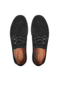 Clarks Półbuty Clarkwood Low 26179940 Czarny. Kolor: czarny. Materiał: zamsz, skóra