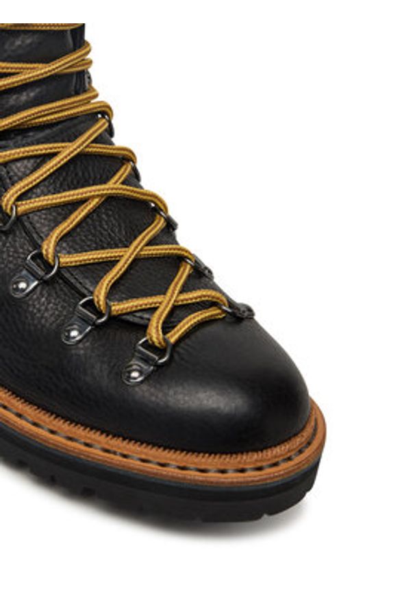 Fracap Trapery Magnifico M120 Czarny. Kolor: czarny. Materiał: skóra