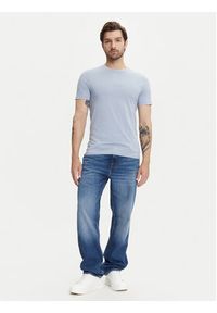 Guess T-Shirt M2YI72 I3Z14 Błękitny Slim Fit. Kolor: niebieski. Materiał: bawełna #5