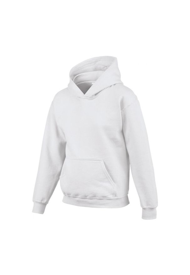 GILDAN - Sweatshirt bluza dziecięca z kapturem Gildan Heavy Blend ®. Typ kołnierza: kaptur. Kolor: biały