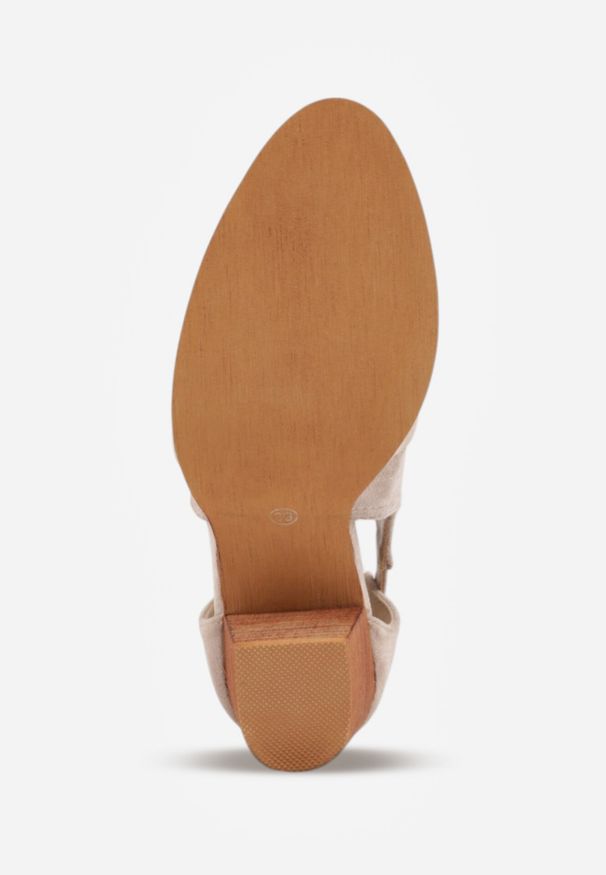 Born2be - Jasnobeżowe Botki Kowbojki Vices na Obcasie z Ażurową Cholewką i Wycięciem Dorfedi. Okazja: na co dzień. Kolor: beżowy. Materiał: jeans. Szerokość cholewki: normalna. Wzór: ażurowy. Obcas: na obcasie. Styl: casual, elegancki. Wysokość obcasa: średni