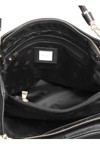 Kazar - Czarna torebka damska. Kolor: czarny. Materiał: skórzane. Styl: elegancki #5