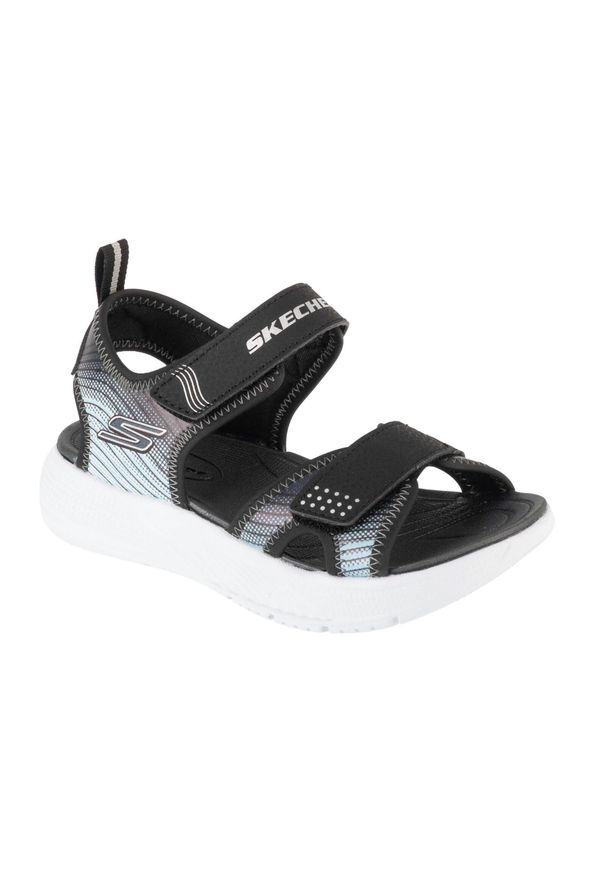 skechers - Sandały chłopięce, Microspec-Splash. Kolor: czarny