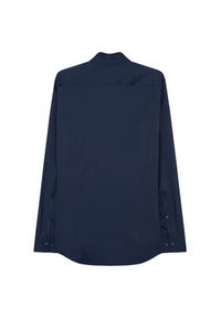 Seidensticker Koszula 01.650400 Granatowy Slim Fit. Kolor: niebieski. Materiał: syntetyk