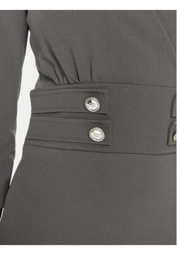 Rinascimento Sukienka koktajlowa CFC0119920003 Szary Regular Fit. Kolor: szary. Materiał: syntetyk. Styl: wizytowy