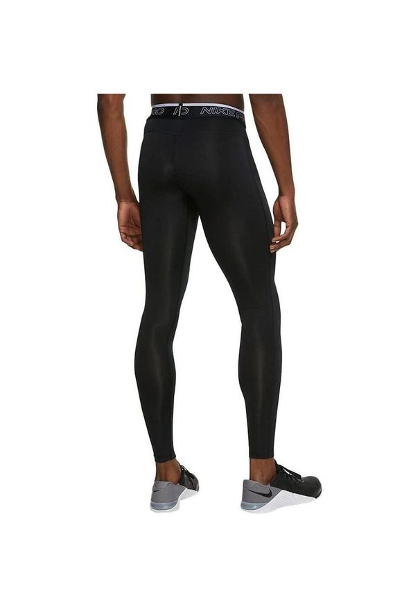 Nike - Męskie Rajstopy DriFIT. Kolor: czarny. Długość: długie