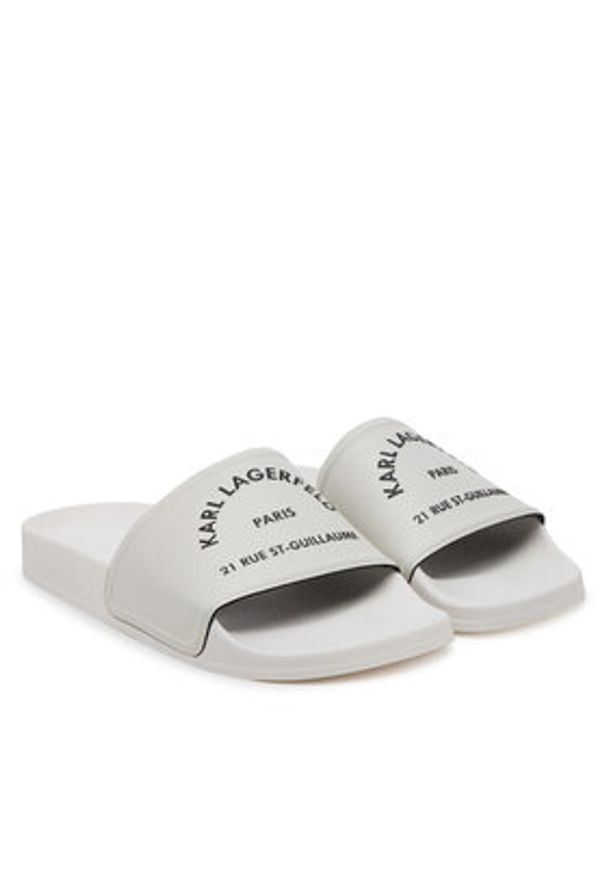 Karl Lagerfeld - KARL LAGERFELD Klapki Kondo 2.0 KL80908A Biały. Kolor: biały