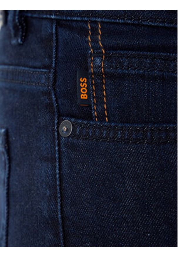 BOSS Jeansy Delaware 50471017 Granatowy Slim Fit. Kolor: niebieski
